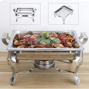 6L Chafing Dish Food Warmer Warming Container Buffet Catering Stainless Steel pro párty