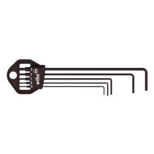 Stiftschlüssel Set im Classic Halter Sechskant 5-tlg. schwarzoxidiert (06382)