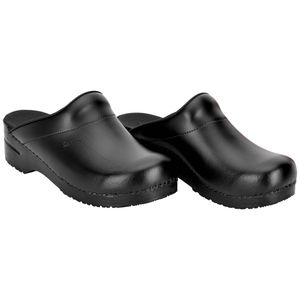 Sanita Original-Karl Pu Open Clog Black Gr.47