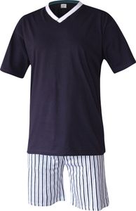 KB Schlafanzug Herren kurz T-Shirt Shorty Pyjama Nachtwäsche Dunkelblau Größe XXL