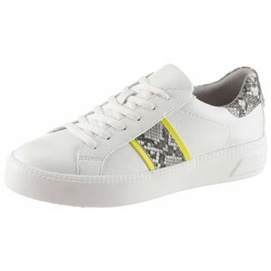 TAMARIS Damen Plateau Sneakers Weiß/Gelb