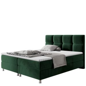 Mirjan24 Boxspringbett Dave, Stilvoll Doppelbett mit zwei Bettkästen, Matratze und Topper (Farbe: Fresh 13, Größe: 180x200 cm)