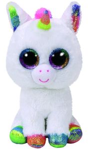 Beanie Boos - plyšová hračka - bílý jednorožec, Pixy 24 cm