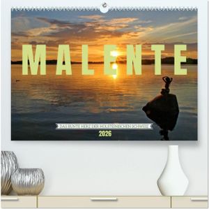 Malente - Das bunte Herz der Holsteinischen Schweiz (hochwertiger Premium Wandkalender 2026 DIN A2 quer), Kunstdruck in Hochglanz