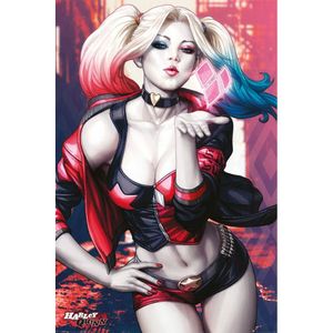 Plakát, Obraz - Batman - Harley Quinn Kiss