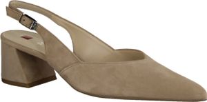 Högl 104612-190 Damenschuhe, Sling, Samtkid Leder,Taupe (Beige) - Damenschuhe Top Trends, Beige, leder (samtkid-leder), absatzh&oumlhe: 40 mm