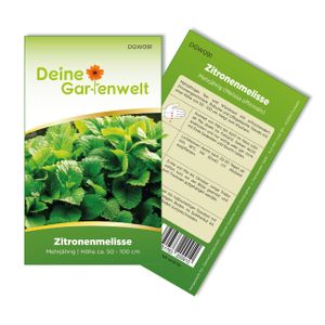 Zitronenmelisse  Samen - Melissa officinalis - Zitronenmelissesamen - Kräutersamen - Saatgut für 150 Pflanzen