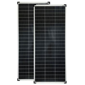 2x150 Watt 36V Mono Solarmodule 10 Busbars 210mm Zellformat Solarpanele