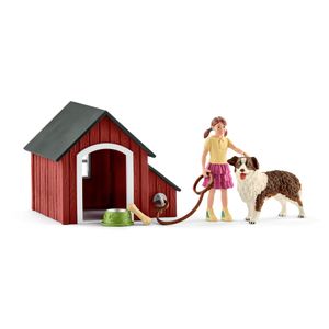 Schleich - Tierfiguren, Hundehütte; 42376