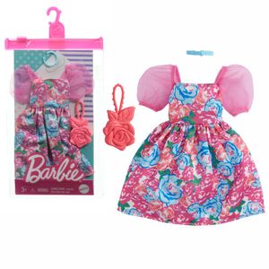 Set Blumenkleid | Barbie | Mattel GRC00 | Trend Mode Puppen-Kleidung