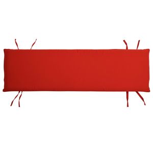 Bankauflage 120cm x 40cm für Gartenbank Ferrara TB-1063 Rot