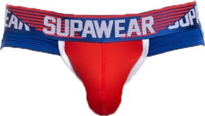 Supawear - Pánske suspenzory - Jockstrap Turbo Red - červená - 1 x veľkosť L Supawear - Pánske suspenzory - Jockstrap Turbo Red - červená - 1 x veľkosť L