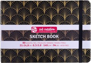 ROYAL TALENS Skizzenbuch Art Creation Art Deco 210 x 148 mm 80 Blatt