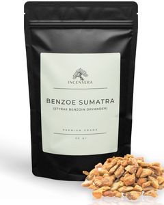 Benzoin Sumatra na fajčenie 50 gr z Malajzie, Styrax Benzoin kadidlo živica čisto prírodné kadidlo Aromatická živica Voňavá živica Benzoin Sumatra kadidlo