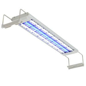 vidaXL Akváriové osvetlenie LED 50-60 cm Hliník IP67