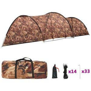 vidaXL Camping-Zelt Iglu 650x240x190 cm 8 Personen Camouflage