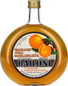 Bailoni Wachauer Gold Marillenlikör mit frischem Fruchtsaftlikör 700ml