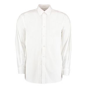 Kustom Kit Workforce pánské tričko s dlouhým rukávem BC601 (L) (Bílá)