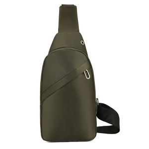 Brusttasche in Olivgrün, Umhängetasche, Schultertasche, Cross Body Sling Bag für Freizeit & Sport