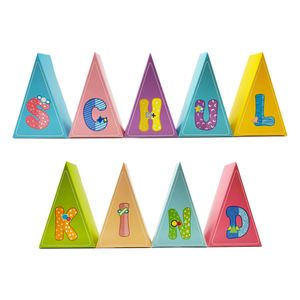 Oblique Unique Schulkind Deko Schachteln für Schuleinführung Einschulung Schulanfang Tischdeko Schule Mitgebsel Box