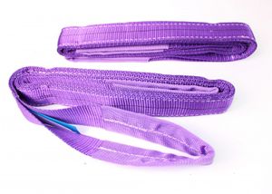 2 x Rundschlinge Hebegurt Hebeband violett 2 m 1000 kg Hebebänder Gurt