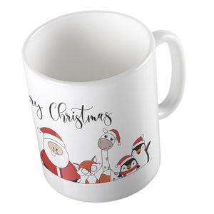 HUURAA! Kaffeetasse Merry Christmas Familie weihnachtlicher Kaffeebecher 330ml Keramik Tasse für die Weihnachtszeit