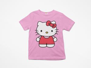Bio Baumwolle T-Shirt Mädchen Hello Kitty Batman Kinder Süße Katze Hero Kid Cat