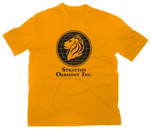 Styletex23 T-Shirt Stratton Oakmont Inc Logo, gelb, M