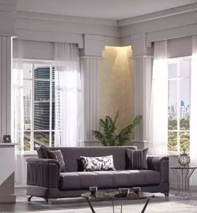 Wohnzimmer Luxus 3-Sitzer Couch Graues JVmoebel