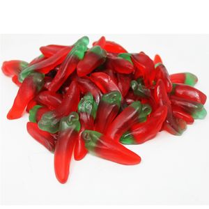 Fruchtgummi Hot Chili Peppers Schoten fruchtig süß Größe L 175g