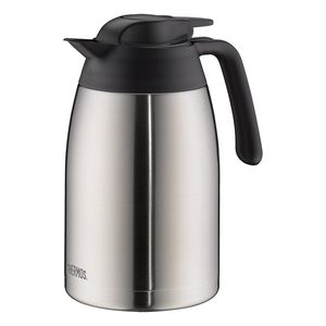 Thermos THV stainless steel mat 1,50l Vorteilset 1x 4026.205.150 /1 x Alfi Reinigungsbürste /1 x Alfi 20 Stück Reinigungstabletten und 4 EKM Living Trinkhalme aus Edelstahl