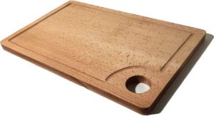 Deska do krojenia drewniana prostokątna 40 cm | deska kuchenna drewniana | drewniana podkładka do krojenia | prostokątna deska drewniana