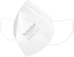 Technisat TECHNIMASK XS FFP2 20 Stück - Mund- und Nasenmaske - weiß