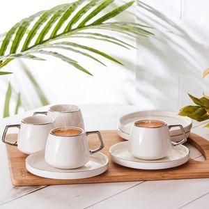 Karaca Saturn Platinum Mokkatassen Espressotassen-Set für 6 Personen