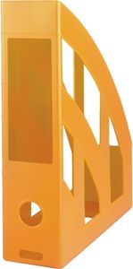 herlitz Stehsammler - DIN A4 bis DIN C4 - classic - Kunststoff - transluzent orange