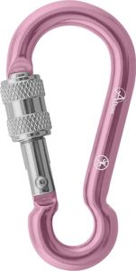 Mini Screw 6 cm (Materialkarabiner) - Aliens, Farbe:rosa