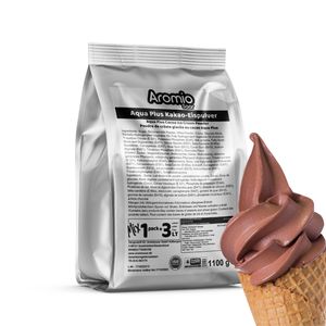 Aromiosaar Aqua Plus Softeis Pulver Kakao 1100g – Eispulver für Softeismaschinen Aromiosaar Aqua Plus Softeis Pulver Kakao 1100g – Eispulver für Softeismaschinen