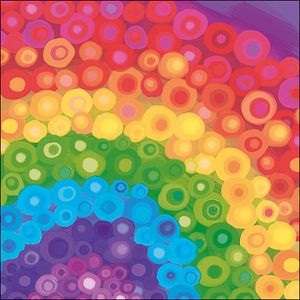 Serviette "Rainbow Art" 20 Stück