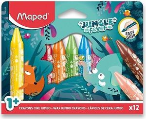 Maped Voskovky Jungle Fever Jumbo 12 ks