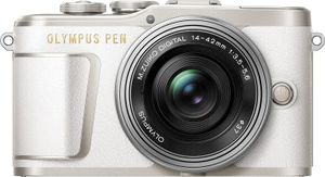 Olympus PEN E-PL9 Body, 16,1 MP, 4608 x 3456 Pixel, Live MOS, 4K Ultra HD, Touchscreen, Weiß