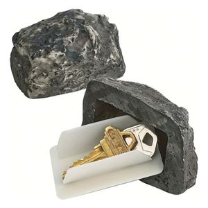 Schlüsselkästen Schlüsselversteck Sicherer Stein Schlüsselkasten Für Ersatzschlüssel, Echtes Aussehen Und Gefühl von Stein, Garten, Outdoor, Geocaching