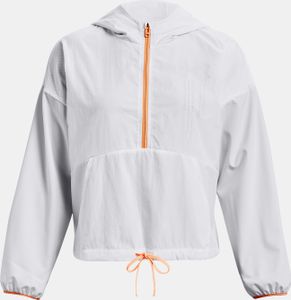 UNDER ARMOUR Woven Graphic Trainingsjacke Damen 100 - white/black L