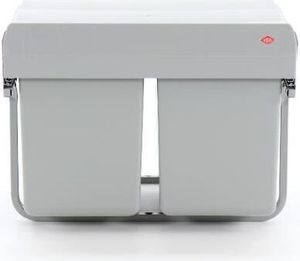 WESCO® Traditionline Double-Shorty 345 K/500-2, alugrau, 2 x 15 l
