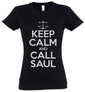 Urban Backwoods Keep Calm And Call Saul Damen T-Shirt, Größe:M