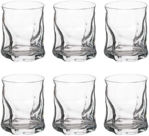 Bormioli Rocco 340350 Sorgente Whiskyglas, 420ml, Glas, transparent, 6 Stück