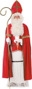 Bischofsrobe 5 tlg. Sankt Nikolaus Kostüm Nikolauskostüm Santa Claus von Wilbers