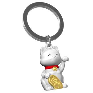 Schlüsselring set mit Einkaufwagenchips Katze Kätzchen Schlüsselanhänger 