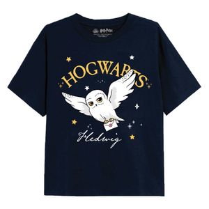 Harry Potter - T-Shirt für Mädchen TV2200 (152) (Marineblau)