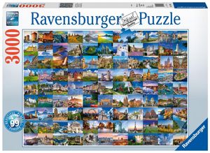 99 Beautiful Places in Europe Ravensburger 17080