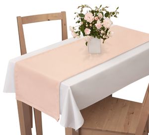 Tischläufer, Maße: 40x180 cm, Farbe: Beige